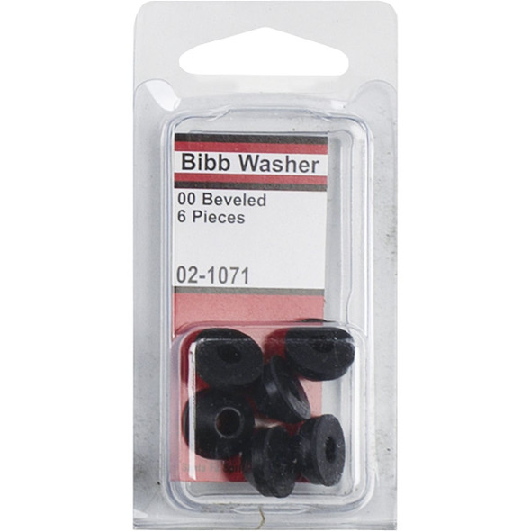 Lasco 1-2 In. Black Beveled Bibb Faucet Washer (6 Ct.) 02-1071 403222
