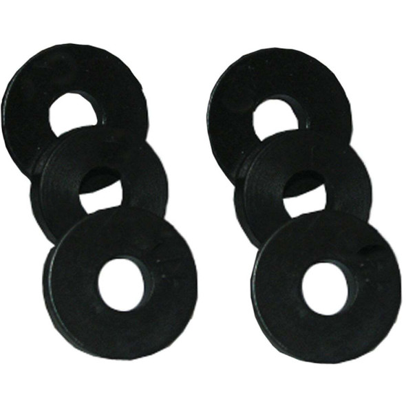 Lasco 1/2 In. Black 00 Flat Bibb Faucet Washer (6 Ct.) 02-1101
