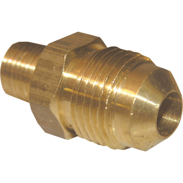 Lasco 3/8 In. M x 1/4 In. MPT Brass Flare Adapter 17-4829