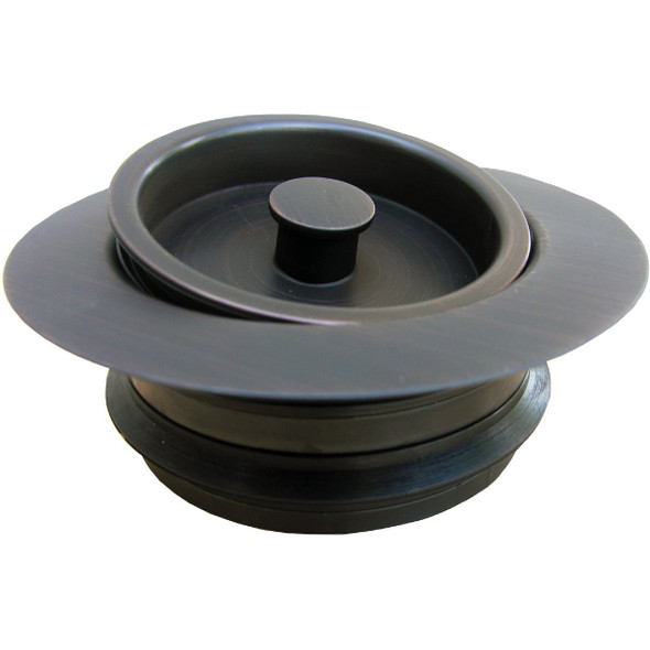 Lasco Oil Rubbed Bronze PVC Disposer Flange and Stopper 03-1075OB Lasco Oil Rubbed Bronze PVC Disposer Flange and Stopper 03-1075OB