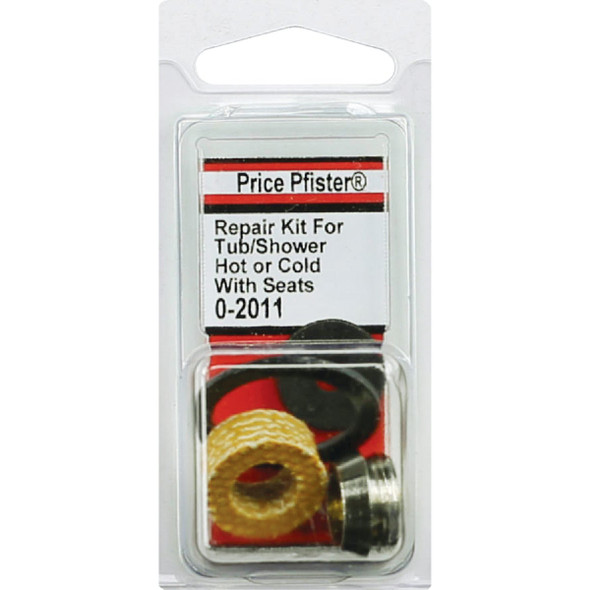 Lasco PP Tub & Shower Stem Repair Kit w/Seat Rubber, Nylon & Brass Faucet Repair Kit Lasco PP Tub & Shower Stem Repair Kit w/Seat Rubber, Nylon & Brass Faucet Repair Kit