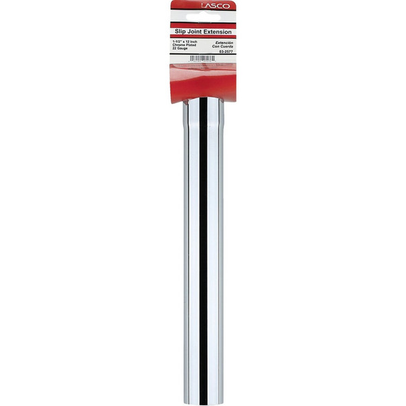 Lasco 1-1-2 In. x 12 In. Chrome Plated Extension Tube 03-2577 403671