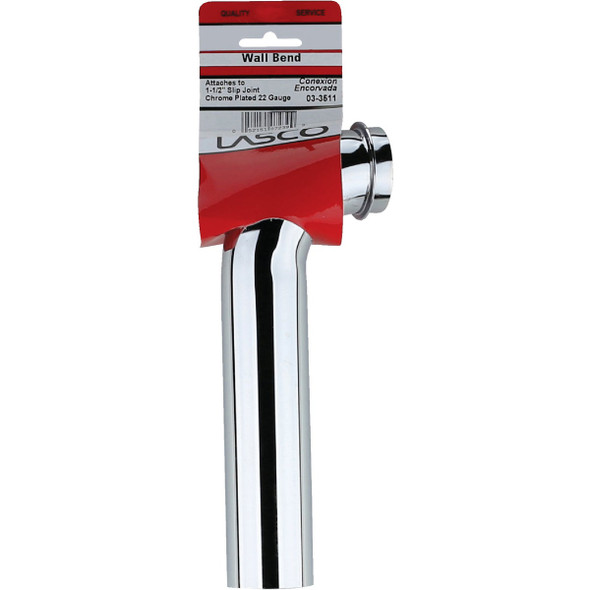 Lasco 1-1-2 In. Chrome Plated Wall Tube 03-3511 403727