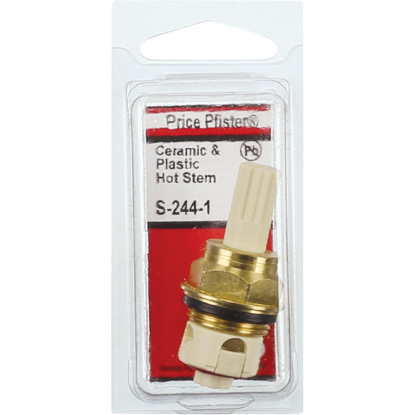 Lasco Hot Water Price Pfister No. 2077 or No. 2078 Faucet Stem S-244-1 403937