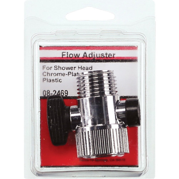 Lasco Chrome 1-2 In. Outlet Adjustable Shower Flow Control 08-2469 403613