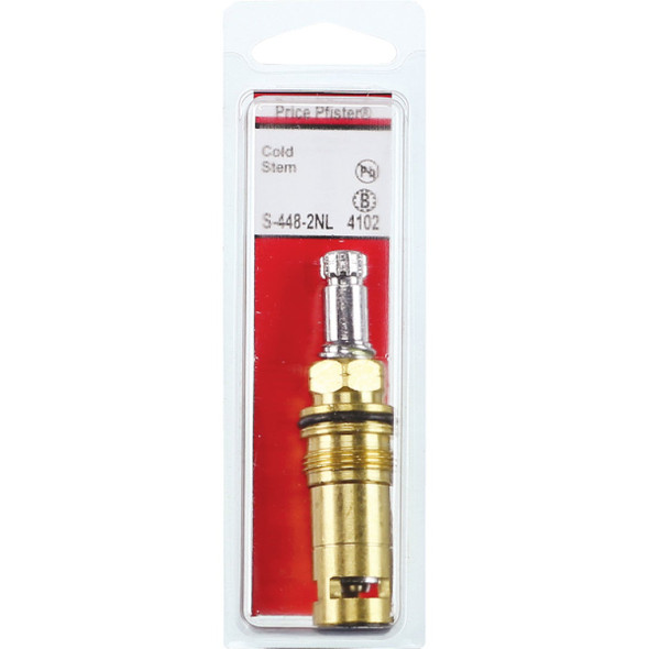 Lasco Cold Water Price Pfister No. 4101 or No. 4102 Widespread Faucet Stem S-448-2NL 404014