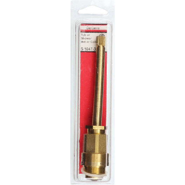 Lasco Gerber Hot-Cold Brass Bathtub Stem S-1047-3 403666