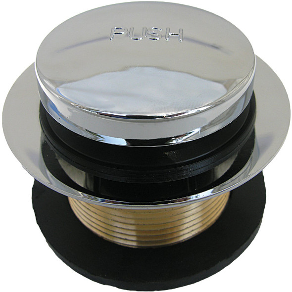 Lasco Polished Chrome Plated Tip Toe Stopper Bath Drain Trim Kit 03-4809