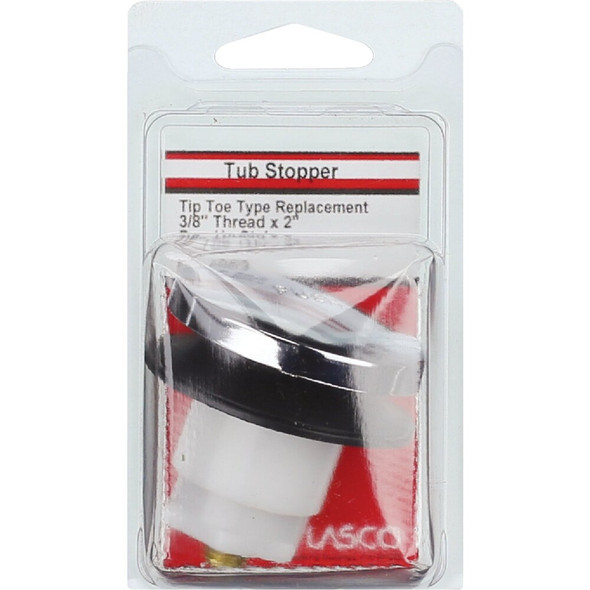 Lasco Tub Toe-Touch 3-8 In. Thread Drain Stopper Cartridge in Chrome 03-4903 404033