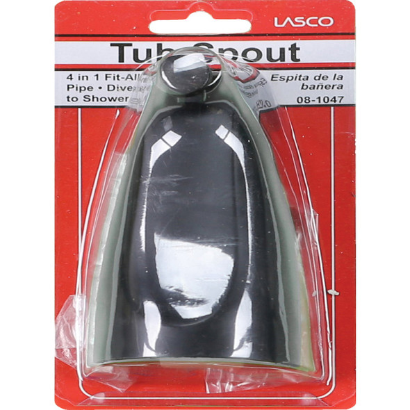 Lasco 4-Way Oil Rubbed Bronze Bathtub Spout with Diverter Lasco 4-Way Oil Rubbed Bronze Bathtub Spout with Diverter