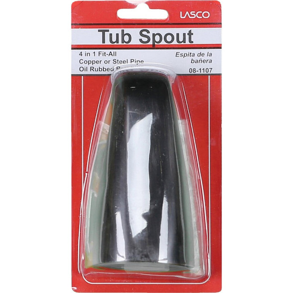 Lasco 4-Way Oil Rubbed Bronze Bathtub Spout 08-1107 404120