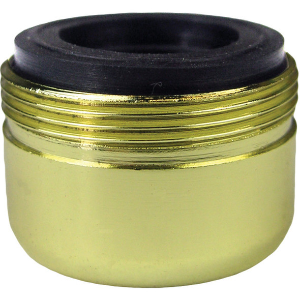 Lasco 2.2 GPM Dual Thread Aerator, Polished Brass 09-1973