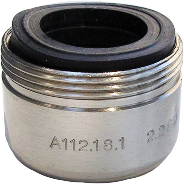 Lasco 2.2 GPM Dual Thread Aerator, Satin Nickel 09-1979