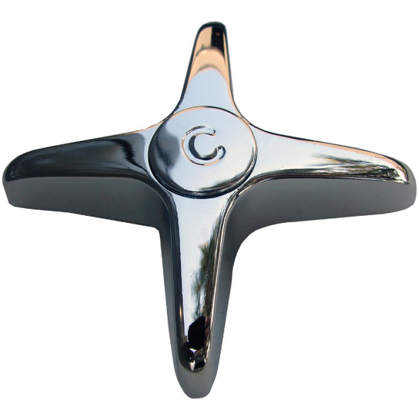 Lasco Price Pfister Beaux Art Cold Handle Chrome Tub & Shower Handle Kit HC-61B