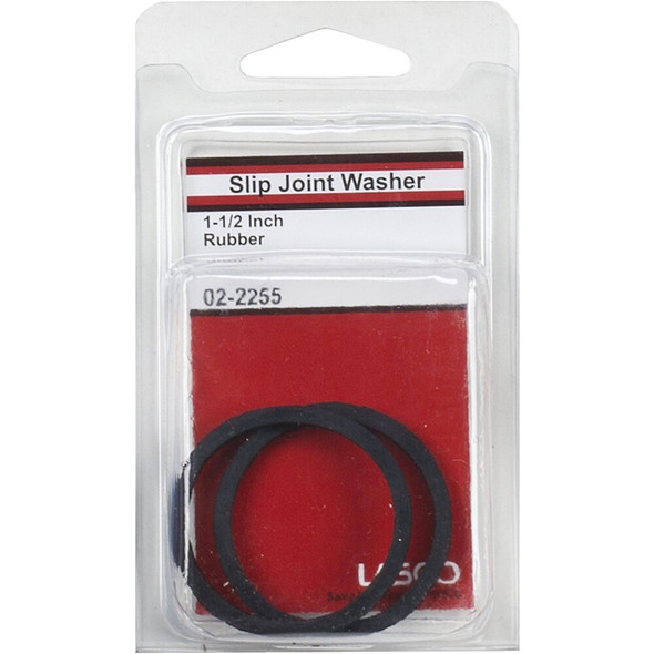 Lasco 1-1-2 In. Black Rubber Slip Joint Washer (2-Pack) 02-2255 402210