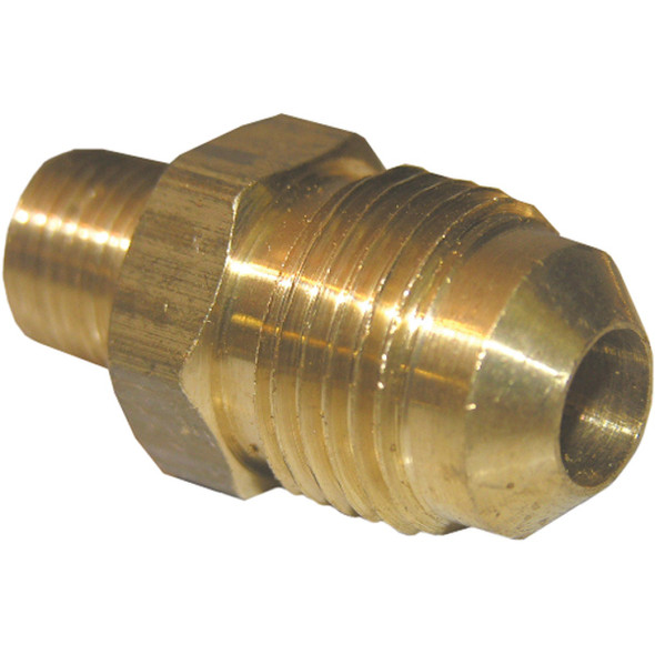 Lasco 3/8 In. M x 1/8 In. MPT Brass Flare Adapter 17-4827
