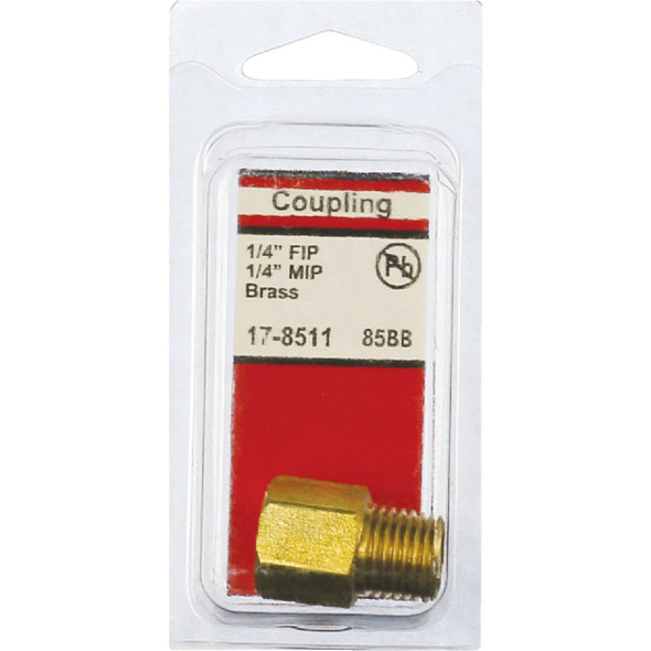 Lasco 1/4 In. FPT x 1/4 In. MPT Brass Adapter Lasco 1/4 In. FPT x 1/4 In. MPT Brass Adapter
