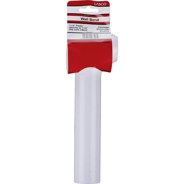 Lasco 1-1-2 In. OD x 7 In. White Plastic Wall Tube 03-4219 403800