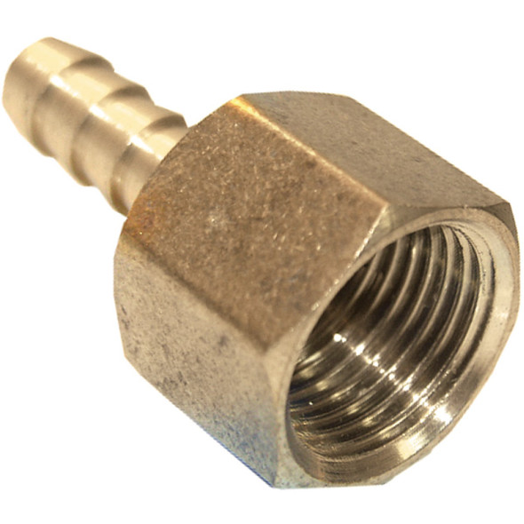 Lasco 1/8 In. FPT X 3/8 In. Brass Hose Barb Adapter 17-7609