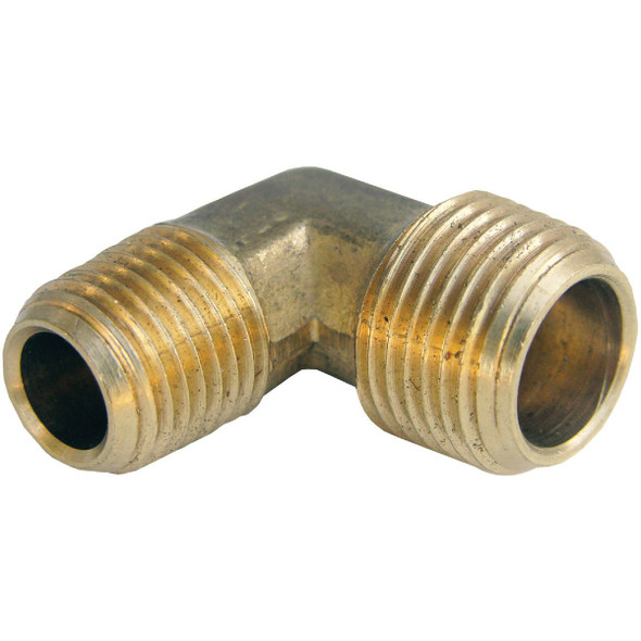 Lasco 3/8 In. MPT x 1/4 In. MPT 90 Deg. Brass Elbow (1/4 Bend) 17-8829