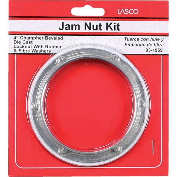 Lasco 4 In. Sink Basket Strainer Nut with Washers Lasco 4 In. Sink Basket Strainer Nut with Washers