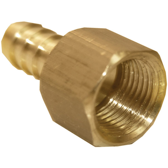 Lasco 3/8 In. FPT x 3/8 In. Brass Hose Barb Adapter 17-7635