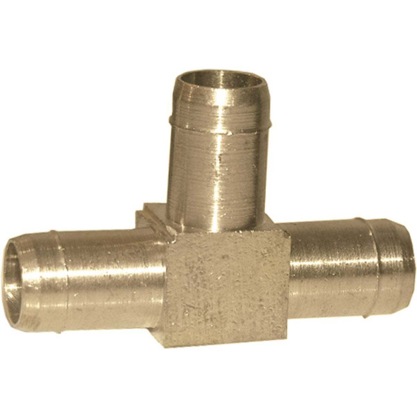 Lasco 3/8 In. Brass Hose Barb Insert Tee 17-7405