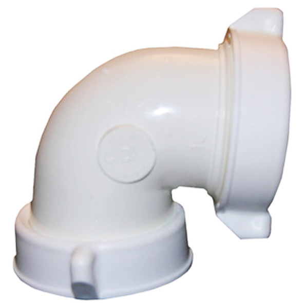 Lasco 1-1/2 In. White Plastic Elbow 03-4263 Lasco 1-1/2 In. White Plastic Elbow 03-4263