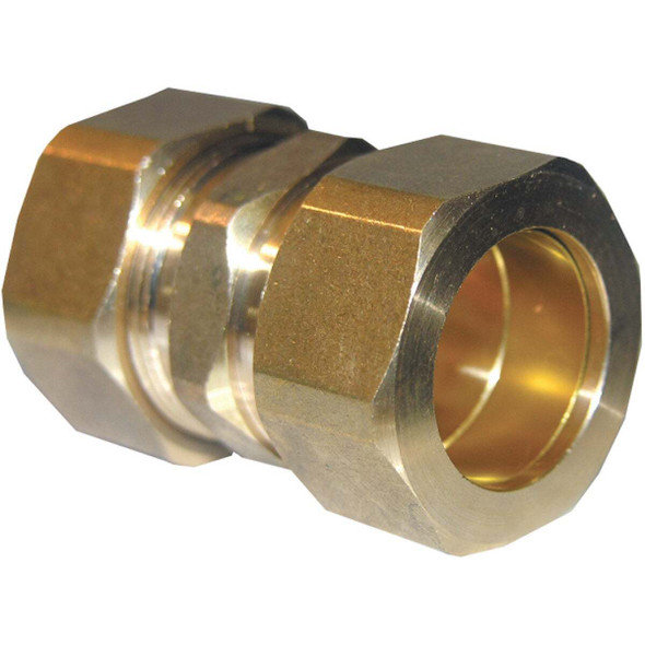 Lasco 7/8 In. x 7/8 In. Brass Compression Union 17-6273