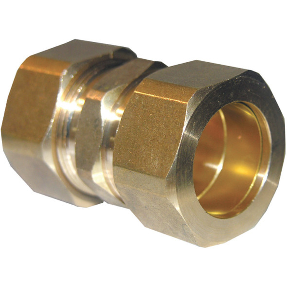 Lasco 7/8 In. x 7/8 In. Brass Compression Union 17-6273