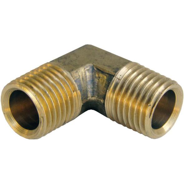 Lasco 1/4 In. MPT x 1/4 In. MPT 90 Deg. Brass Elbow (1/4 Bend) 17-8811