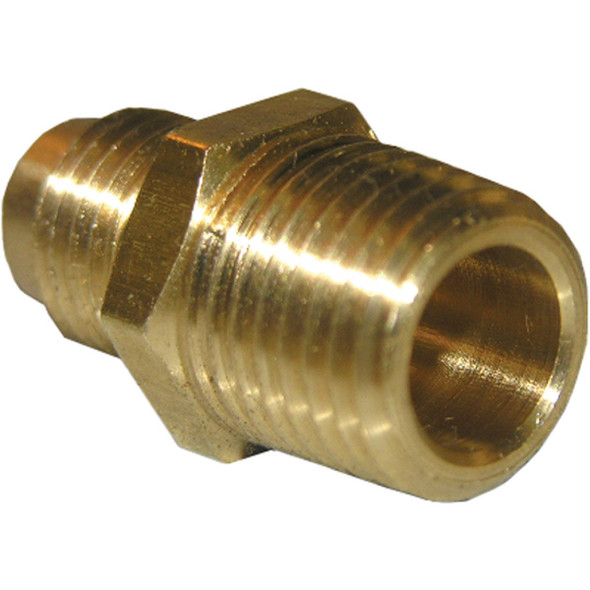 Lasco 1/4 In. M x 1/8 In. MPT Brass Flare Adapter 17-4809