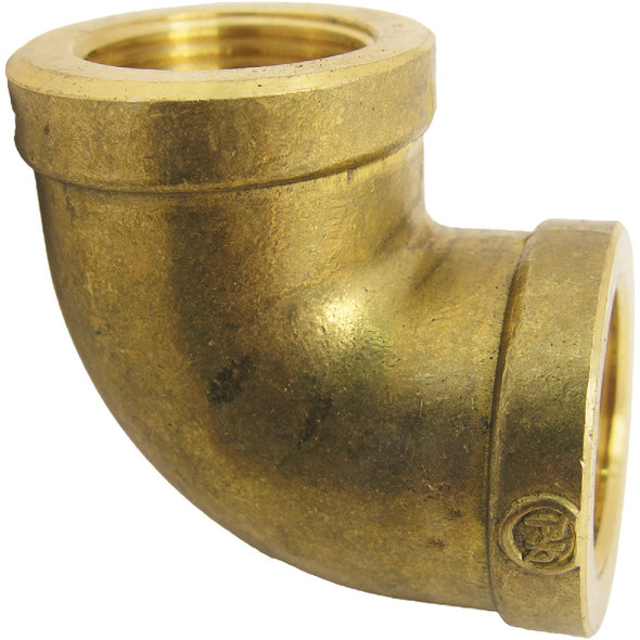 Lasco 3/4 In. FPT X 3/4 In. FPT 90 Deg. Brass Elbow (1/4 Bend) 17-9011 Lasco 3/4 In. FPT X 3/4 In. FPT 90 Deg. Brass Elbow (1/4 Bend) 17-9011