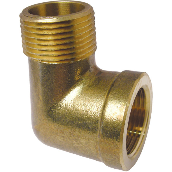 Lasco 3/4 In. FPT x 3/4 In. MPT 90 deg Street Brass Elbow 17-9079
