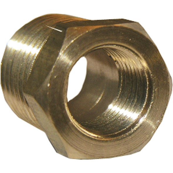 Lasco 1/4 In. MPT x 1/8 In. FPT Brass Hex Bushing 17-9241