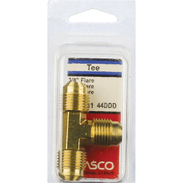 Lasco 3/8 In. M Flare Brass Tee Lasco 3/8 In. M Flare Brass Tee