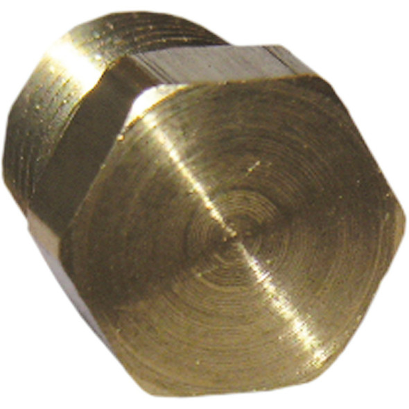 Lasco 1/8 In. MPT Brass Hex Head Plug 17-9163