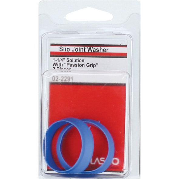 Lasco 1-1-4 In. Blue Vinyl Slip Joint Washer (2-Pack) 02-2291 401346