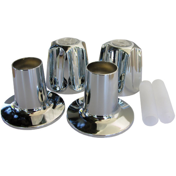 Lasco Price Pfister Round Clear Tub & Shower Handle Kit 01-9151