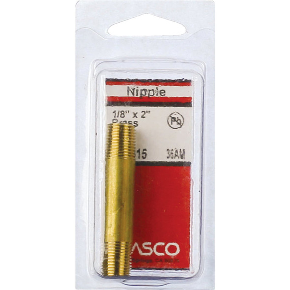 Lasco 1-8 In. x 2 In. Brass Nipple 17-9315 403065