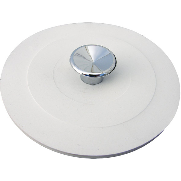 Lasco 4-1/8 In. Dia. White Rubber Disposer Stopper 02-4013 Lasco 4-1/8 In. Dia. White Rubber Disposer Stopper 02-4013