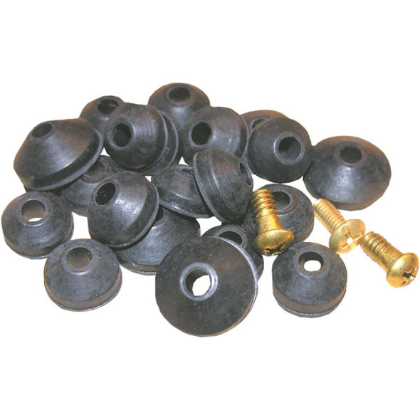 Lasco Various Black & Brass Beveled Faucet Washer 02-1265