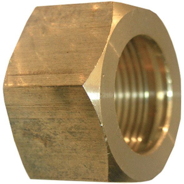 Lasco 5/16 In. Brass Compression Nut (2-Pack) 17-6121