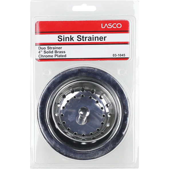 Lasco 3-1-2 In. Chrome Basket Strainer Assembly 03-1045 401917