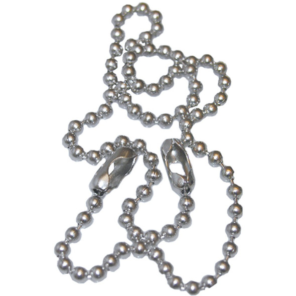 Lasco Chrome Bead 15 In. Chrome Plated Stopper Chain 02-3453