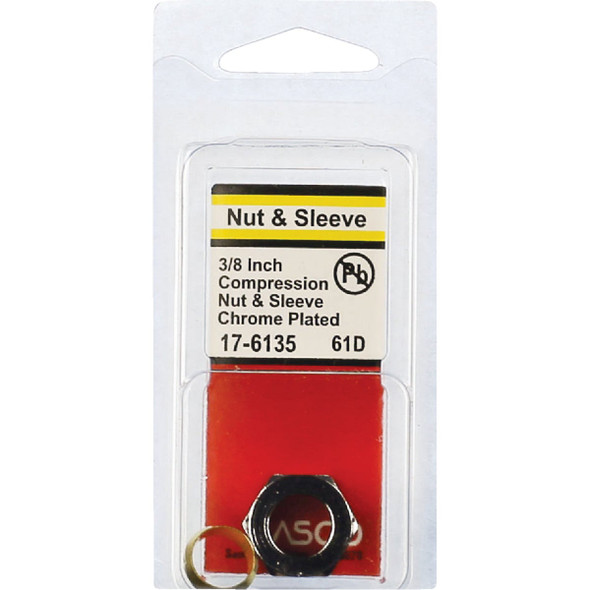 Lasco 3/8 In. Compression Nut and Sleeve Lasco 3/8 In. Compression Nut and Sleeve