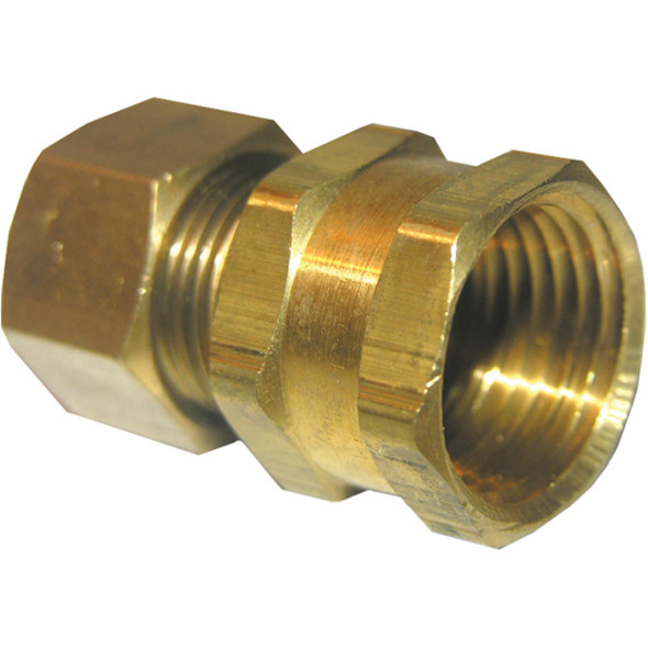 Lasco 1/2 In. C x 1/2 In. FPT Brass Compression Adapter 17-6651 Lasco 1/2 In. C x 1/2 In. FPT Brass Compression Adapter 17-6651