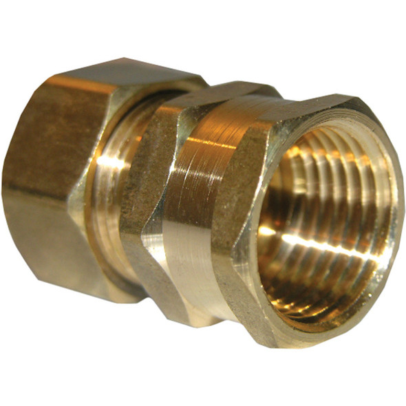 Lasco 5/8 In. C x 1/2 In. FPT Brass Compression Adapter 17-6657