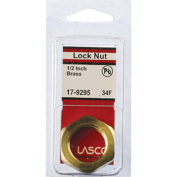 Lasco 1-2 In. FPT Brass Lock Nut 17-9295 403052