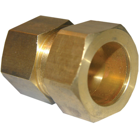 Lasco 7/8 In. C x 3/4 In. FPT Brass Compression Adapter 17-6671 Lasco 7/8 In. C x 3/4 In. FPT Brass Compression Adapter 17-6671